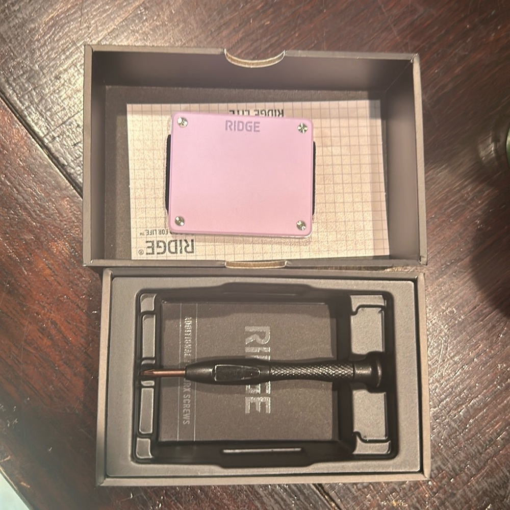 Ridge wallet